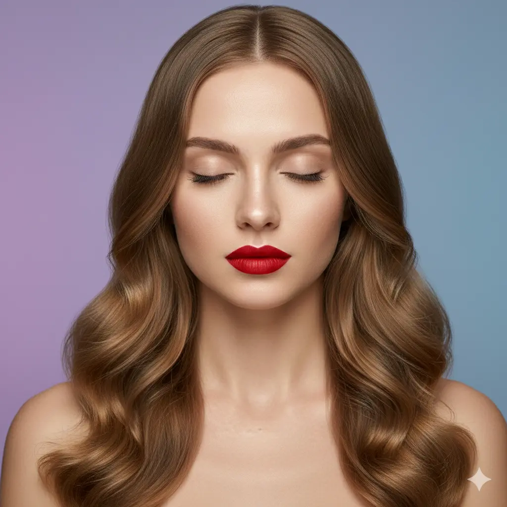 Soft glam makeup for evening event